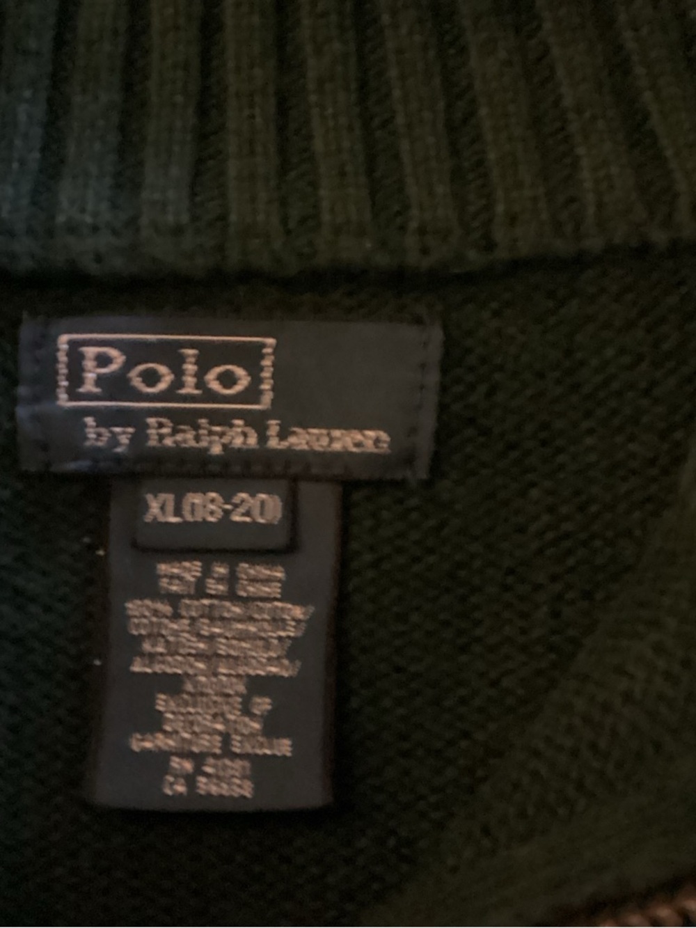 Ralph Lauren Dark Green Corduroy Pants with Embroidered Duck Motif - Picture 5 of 5